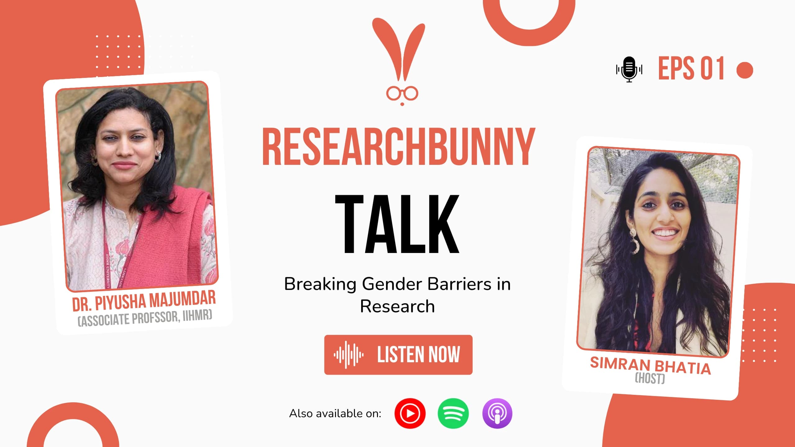 Breaking Gender Barriers in Research ft. Dr. Piyusha Majumdar