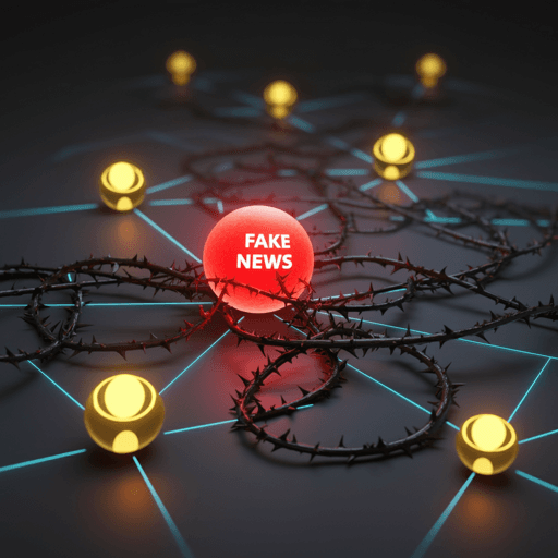 Containing misinformation: Modeling spatial games of fake news