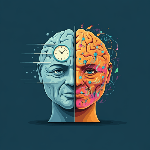 Creative experiences and brain clocks