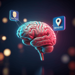 Concept and location neurons in the human brain provide the 'what' and 'where' in memory formation
