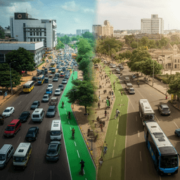 Assessing the Adoption of Sustainable Transportation in Urban Centres in Ghana: The Case of Adum