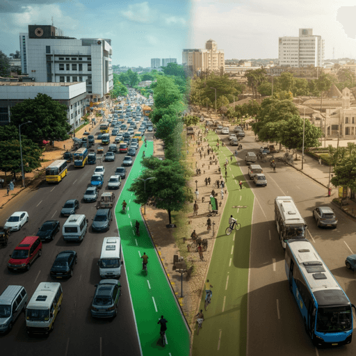 Assessing the Adoption of Sustainable Transportation in Urban Centres in Ghana: The Case of Adum