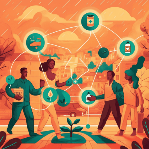 Untapped capacity of place-based peer-to-peer resource sharing for community resilience