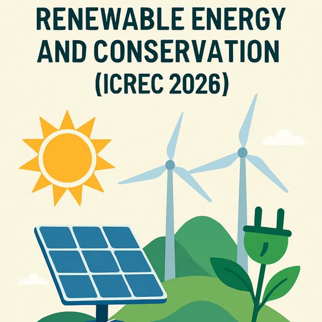 11th International Conference on Renewable Energy and Conservation (ICREC 2026)
