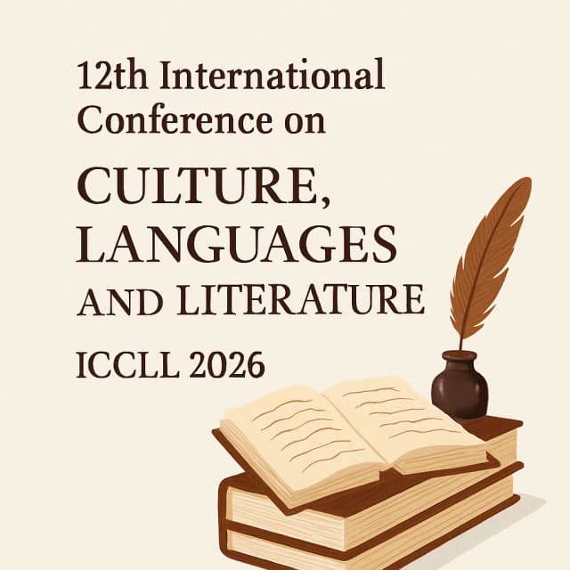 12th International Conference on Culture, Languages, and Literature (ICCLL 2026)