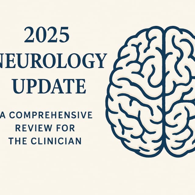 2025 Neurology Update: A Comprehensive Review for the Clinician