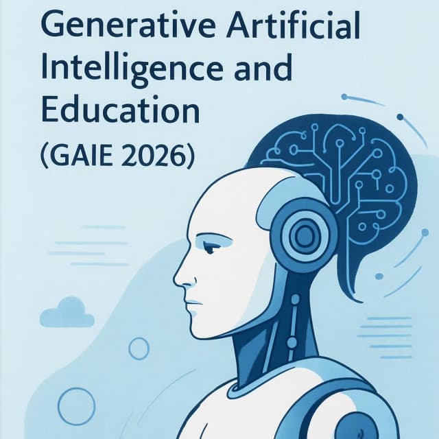 2026 International Conference on Generative Artificial Intelligence and Education (GAIE 2026)