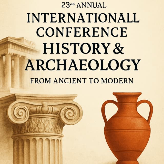 23rd Annual International Conference on History & Archaeology: From Ancient to Modern