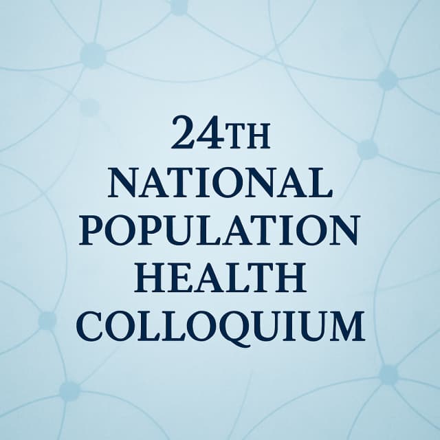24th National Population Health Colloquium
