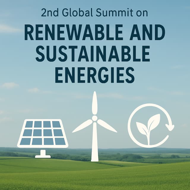2nd Global Summit on Renewable and Sustainable Energies