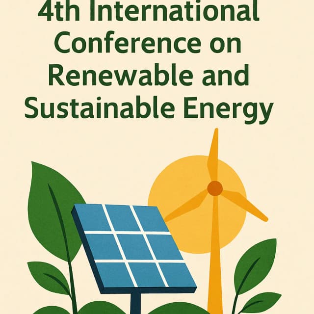 4th International Conference on Renewable and Sustainable Energy