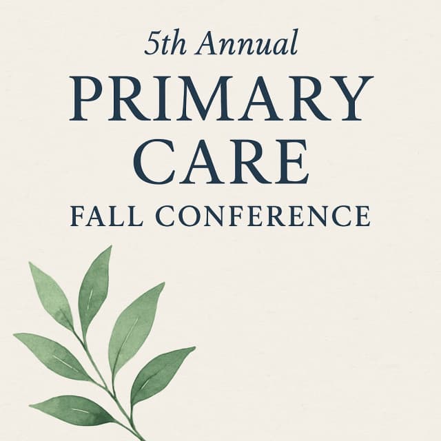 5th Annual Primary Care Fall Conference