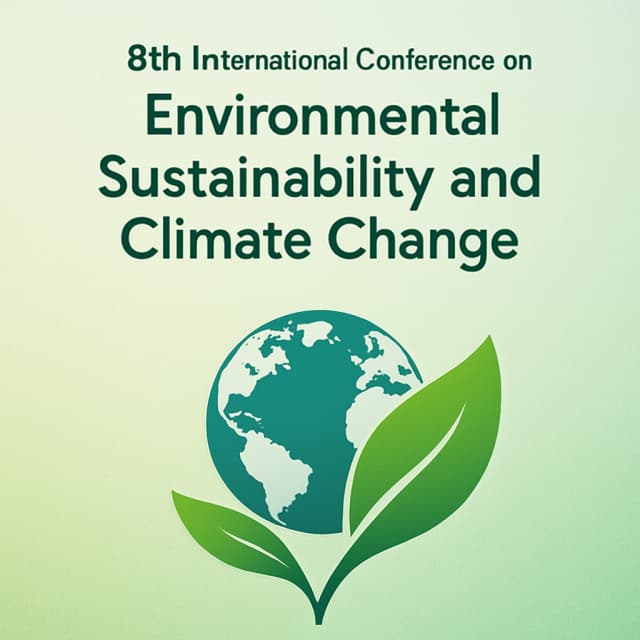 8th International Conference on Environmental Sustainability and Climate Change