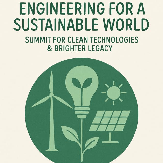 Engineering for a Sustainable World: Summit for Clean Technologies & Brighter Legacy