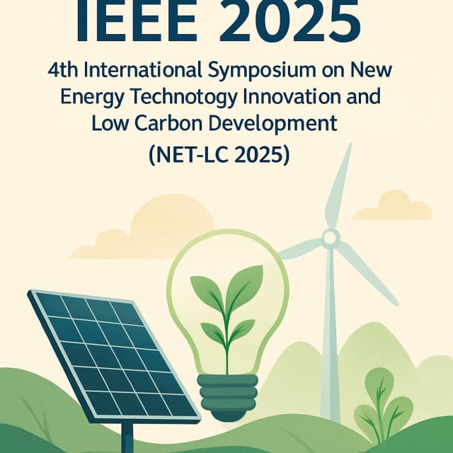IEEE 2025 4th International Symposium on New Energy Technology Innovation and Low Carbon Development(NET-LC 2025)