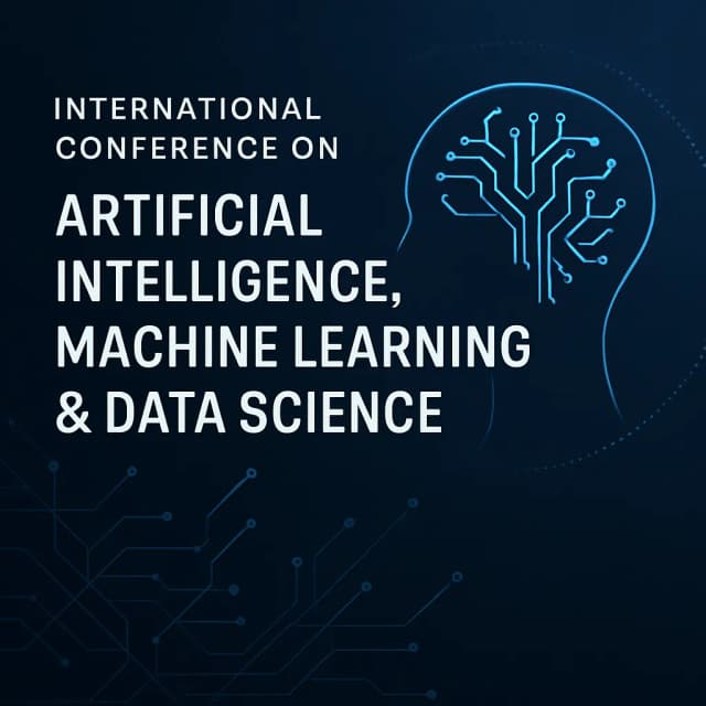 INTERNATIONAL CONFERENCE ON ARTIFICIAL INTELLIGENCE, MACHINE LEARNING & DATA SCIENCE