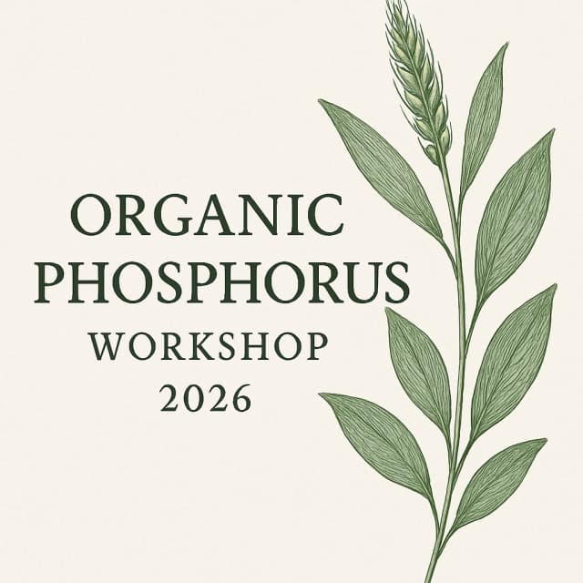 Organic Phosphorus Workshop 2026