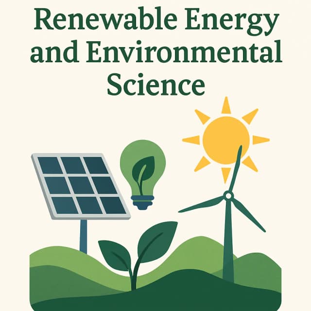 Renewable Energy and Environmental Science