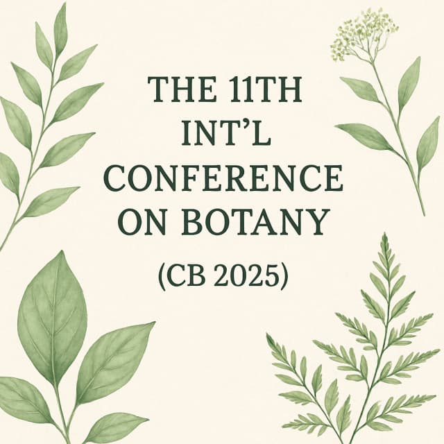 The 11th Int'l Conference on Botany(CB 2025)