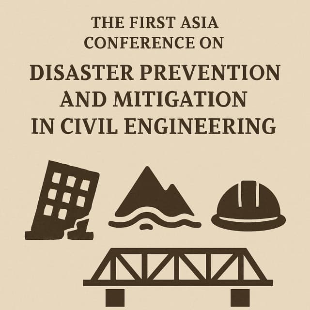 The First Asia Conference on Disaster Prevention and Mitigation in Civil Engineering
