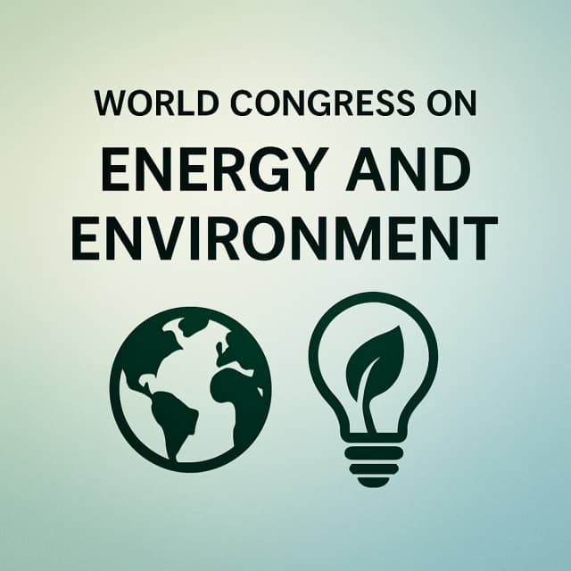 World Congress on Energy and Environment