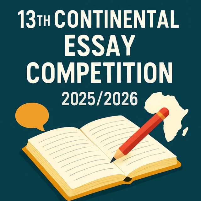 13th Continental Essay Competition 2025/2026