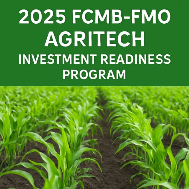 2025 FCMB-FMO AgriTech Investment Readiness Program