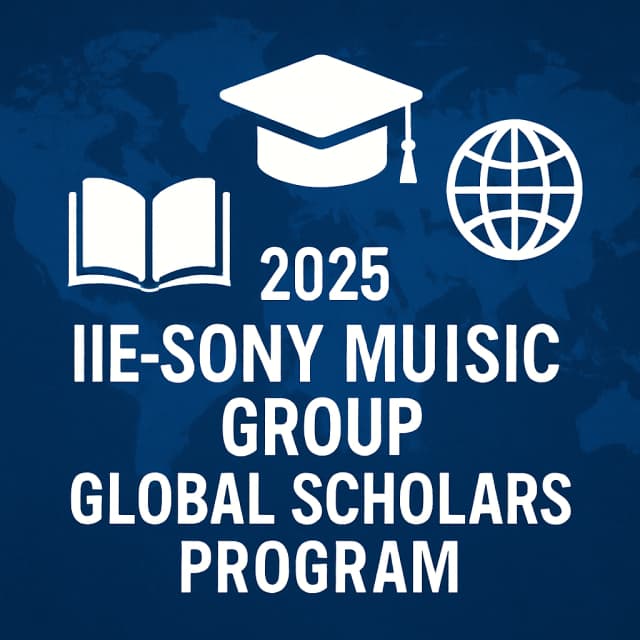 2025 IIE-Sony Music Group Global Scholars Program