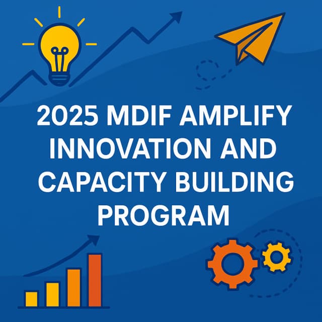 2025 MDIF Amplify Innovation and Capacity Building Program