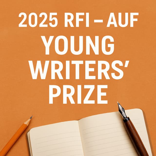 2025 RFI – AUF Young Writers' Prize