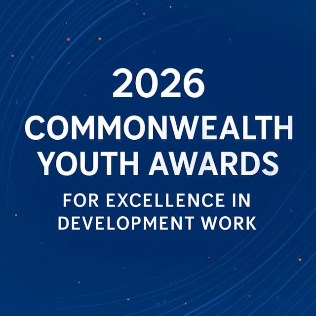2026 Commonwealth Youth Awards for Excellence in Development Work
