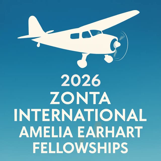 2026 Zonta International Amelia Earhart Fellowships