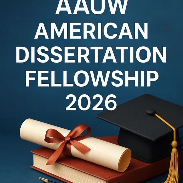 AAUW American Dissertation Fellowship 2026