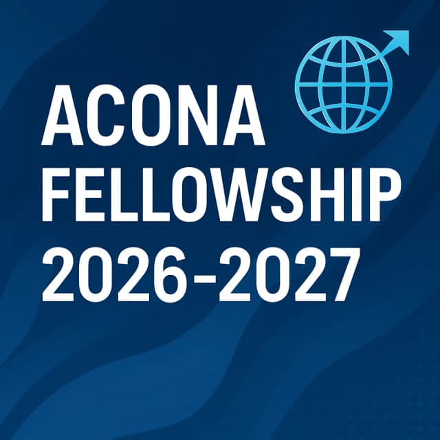 ACONA Fellowship 2026-2027