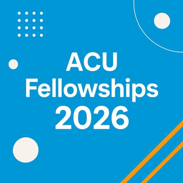 ACU Fellowships 2026