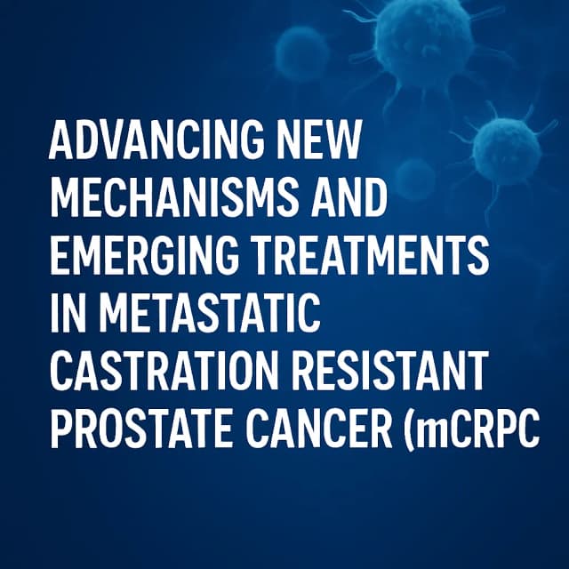 Advancing New Mechanisms and Emerging Treatments in Metastatic Castration Resistant Prostate Cancer (mCRPC)