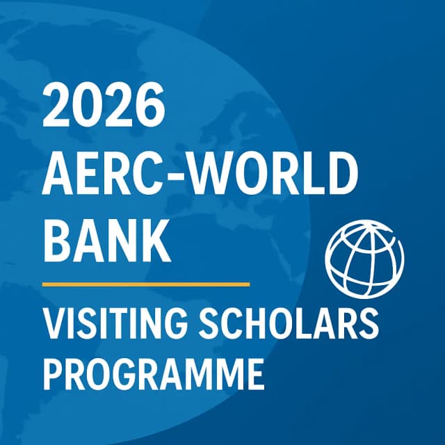 2026 AERC-World Bank Visiting Scholars Programme