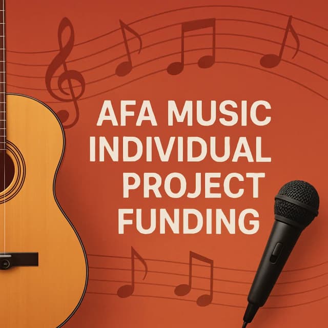 AFA Music Individual Project Funding