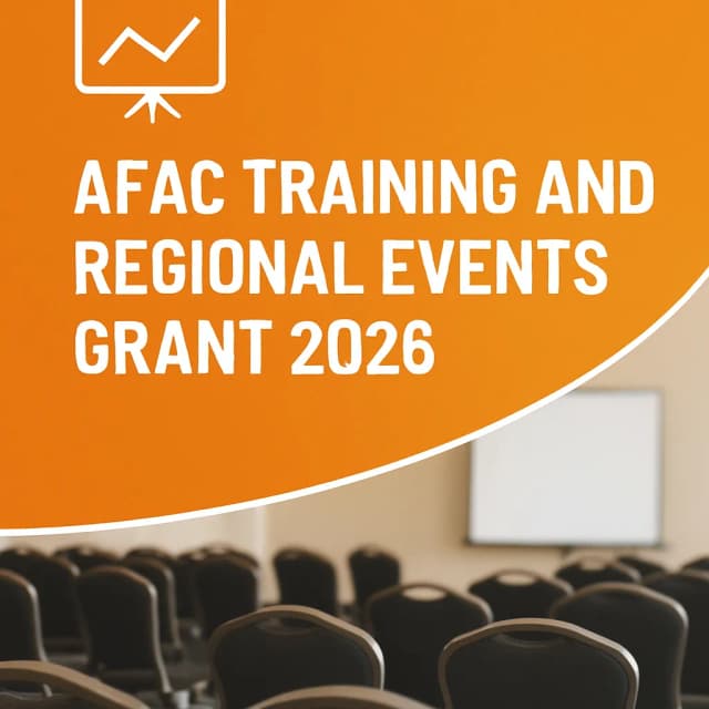 AFAC Training and Regional Events Grant 2026