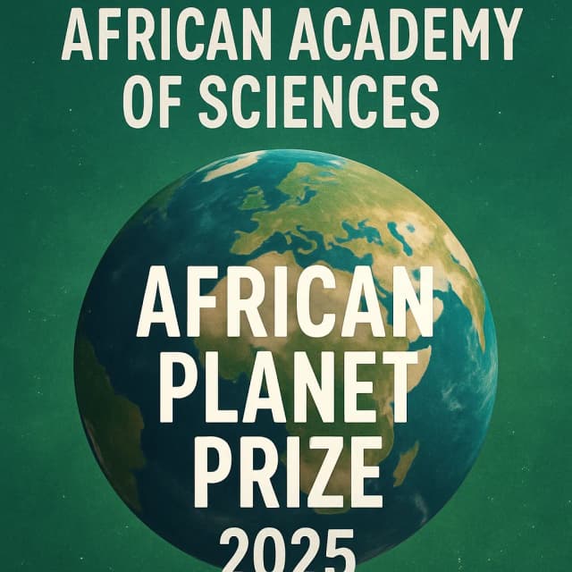 African Academy of Sciences (AAS) African Planet Prize 2025