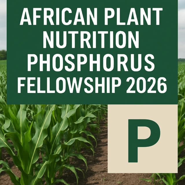 African Plant Nutrition Phosphorus Fellowship 2026