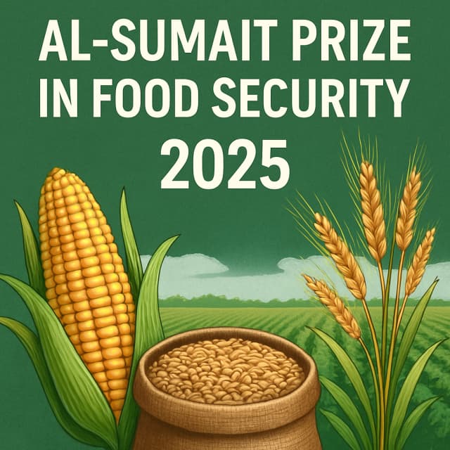 Al-Sumait Prize in Food Security 2025