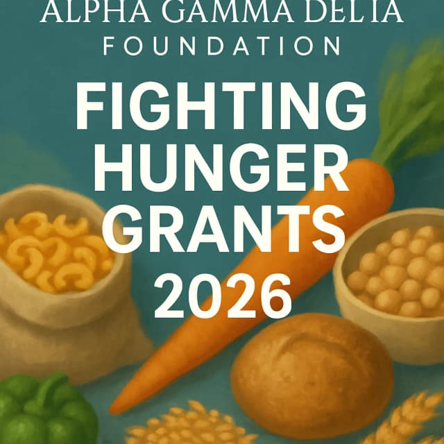 Alpha Gamma Delta Foundation Fighting Hunger Grants 2026