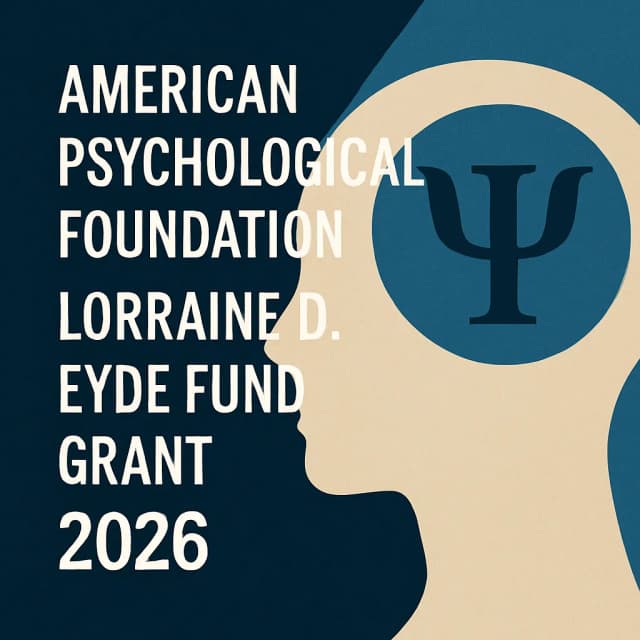 American Psychological Foundation Lorraine D. Eyde Fund Grant 2026