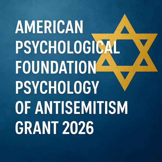 American Psychological Foundation Psychology of Antisemitism Grant 2026