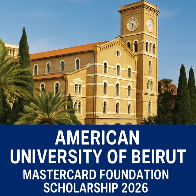 American University of Beirut Mastercard Foundation Scholarship 2026