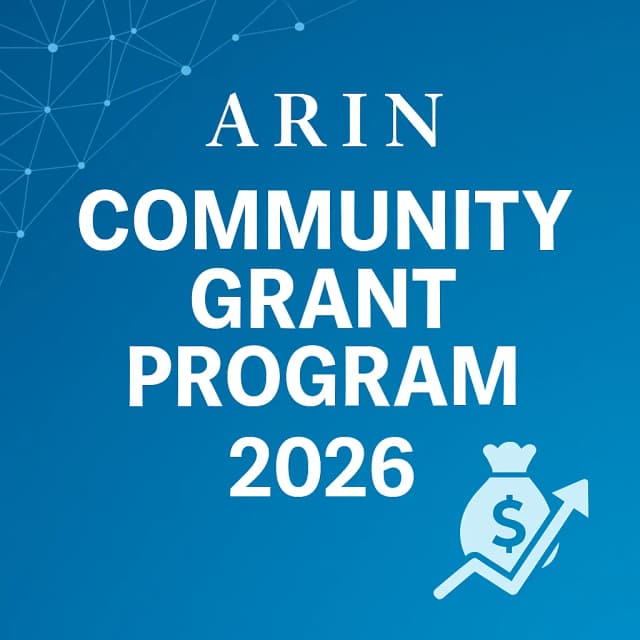 ARIN Community Grant Program 2026