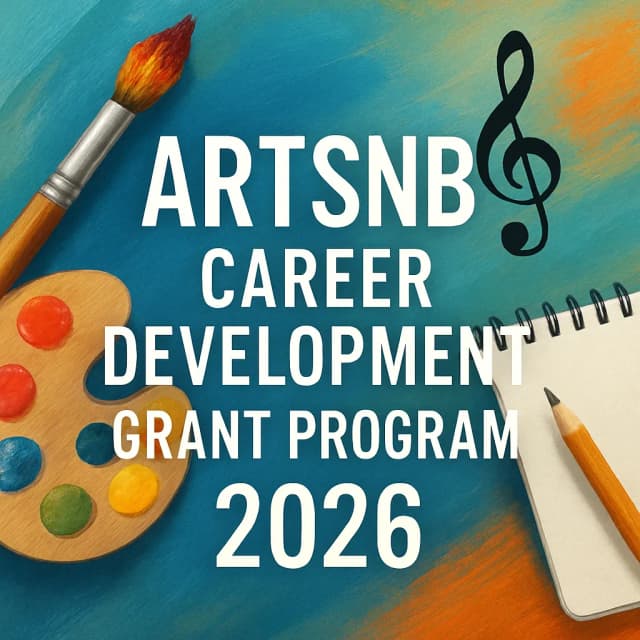 Artsnb Career Development Grant Program 2026
