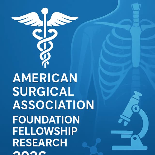 American Surgical Association (ASA) Foundation Fellowship Research 2026