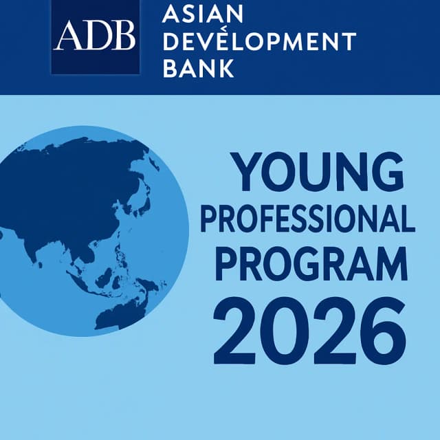 Asian Development Bank Young Professional Program 2026